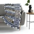 thumbnail image 2 of Valentines Blanket Valentine's Day Gifts for Husband from Wife Anniversary Birthday Gifts Micro Fleece Throw Blanket for Men Him Husband Birthday Gift Christmas Wedding Anniversary Presents 50"x60", 2 of 5
