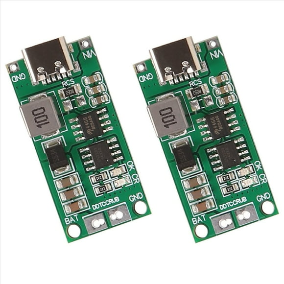 2X Tipo de Celda Múltiple C Una 8.4V 12.6V 16.8V Intensificar El Impulso Cargador de Iones de Litio de PolíMero LiPo 18650 Batería de Litio (3S 2A)
