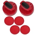 thumbnail image 2 of Gupbes Air Table Hockey Pushers Set, 94mm Table Hockey Pusher Set 2 Pcs Large Table Hockey Game Pushers With 4 Pucks, 2 of 8