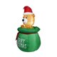 thumbnail image 2 of Bolsa de regalo navideña inflable para exteriores de 4,9 pies con forma de cachorro CHAO decoración de patio inflable con luces LED, 2 of 5