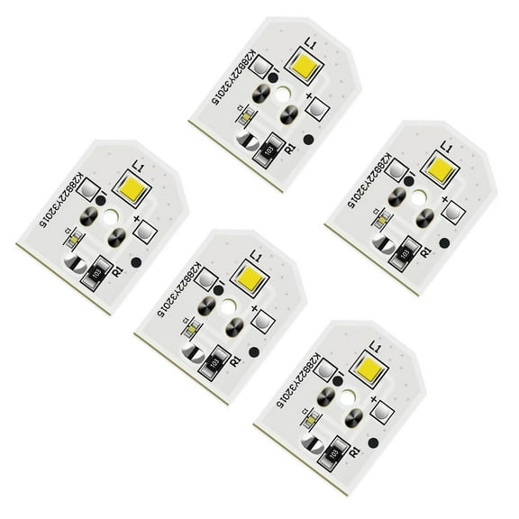 5Pcs GE Refrigerator LED Repair Kit Universal Solution for Dimming or Non-Functioning Lights