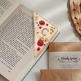 thumbnail image 4 of MesaSe Cool Hand Embroidered Corner Bookmark  Hand Sewn Felt Corner Letter Bookmark  Felt Triangle Bookmark  Cute Flower Letter Embroidery Bookmark  Bookmark For Book Lovers (Autumn) ZZZ, 4 of 7