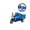 C, variant on 9inch Inertial Tricycle Delivery Toy Vehicle, Friction Powered Express Car Toy for Desktop Play and Collection