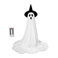 thumbnail image 2 of Fantasma de pie aterrador para decoración de Halloween al aire libre, fácil de montar, lindo y espeluznante. 85x30cm, 2 of 9