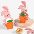 thumbnail image 5 of Hxlamzoo 10 Pcs Easter Bunny and Carrot Candy Packaging Cards 3D Foldable Box Food Safe Paper for Easter Party Home Decoration, 5 of 6