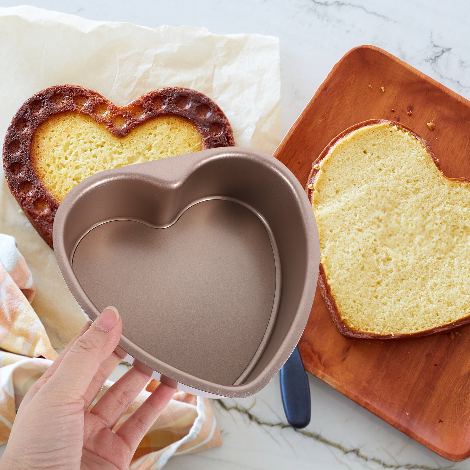 Heart-shaped Cake Pan Baking Cake Tin Stainless Steel Baking Mold
