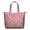 Pink Christmas Santa-1, variant on Pink Christmas Santa and Penguin Pattern Travel Tote Bags for Women Carry On,Large Weekender Bags for Women Travel,Multi Functional Duffle Bag for Work,Shopping,Sports