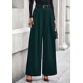 thumbnail image 2 of Pantalones PRETTYGARDEN 2025 Pierna Ancha Verde Oscuro Medianos, 2 of 8