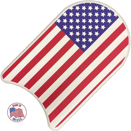 Aquamentor American Flag Kickboard - 12" x 19" x 1.5" - Made in the USA
