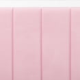 thumbnail image 5 of Gewnee Queen Size Upholstered Platform Bed Frame with Velvet Headboard,Wood Slats Support,Easy Assembly,No Box Spring Needed,Pink, 5 of 14