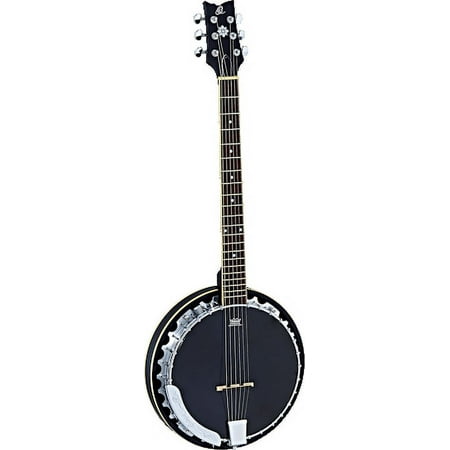 Raven Series 6-String Acoustic-Electric Banjo with Bag