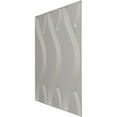 thumbnail image 4 of 19 5/8"W x 19 5/8"H Nexus EnduraWall Decorative 3D Wall Panel, Universal Pearl Metallic Sea Mist (Covers 2.67 Sq. Ft.), 4 of 6