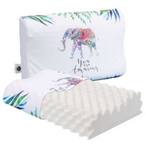 Deago Talalay Natural Latex Sleeping Pillow, Soft Standard Pillow for Side, Back, and Stomach Sleepers, Removable Breathable Cotton Cover