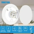 thumbnail image 2 of ECOELER 6 Inch LED Flush Mount Ceiling Light, Surface Mount LED Disk Light, Aluminum Baffle Trim, 16.5W, 4000K Cool White, 1000LM, Dimmable. Energy Star & ETL Listed, 4Pack, 2 of 8