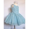 thumbnail image 3 of NEW Baby Girl National Pageant Wedding Formal Party Dress Aqua Blue 5-7years old, 3 of 7