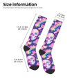 thumbnail image 2 of Fuzoiu Skull rainbow mushroom colorful Print Adult Stockings,Crew Socks,Unisex Fashion Socks, Casual Sports Socks,Comfortable Crew Socks for Everyday Wear and Sports, 2 of 6
