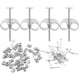 thumbnail image 3 of Pendientes de 50 piezas que hacen publicaciones para topes de arete Kit de joyería para orejas de bricolaje accesorios de aretes de bricolaje, 3 of 5