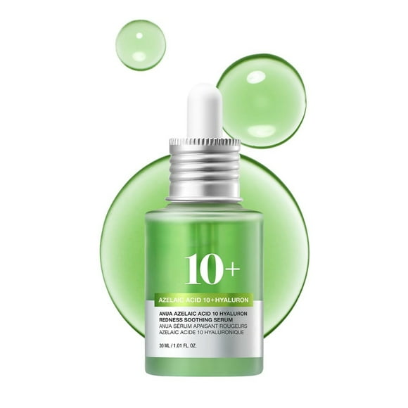 BF ANUA Azelaic 10 Hyaluron Redness Soothing Facial For Sensitive Skin Care Vegan Korean (30ml/ 1.01 Fl Oz.