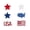 A, variant on Patriotic Party Confetti Decoration Set, Glitter Stars and USA Map Table Scatter for Independence Day 4th of July Celebration, Assorted Sizes and Shapes