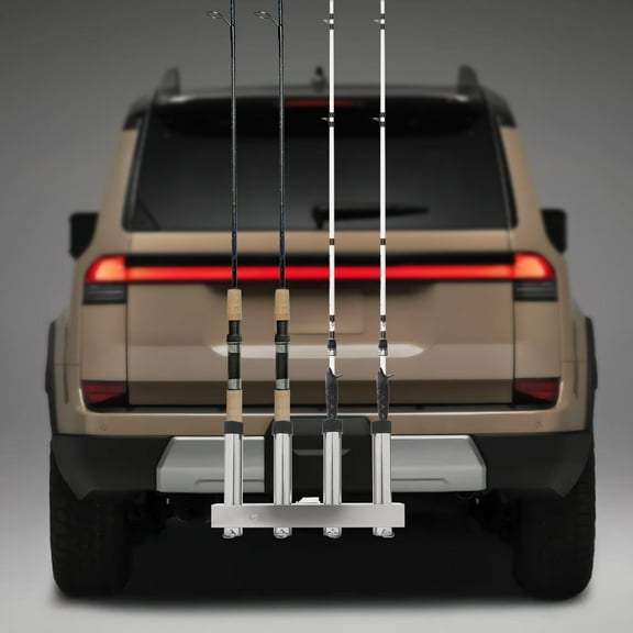 DENEST Stainless Steel Fishing Rod Holder For Cars Rear 4 Link Tube Fishing Rod Holder