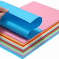 thumbnail image 1 of Colored Paper Color Copy Paper, Muticolor, 8" x 12", 100 Sheets, 1 of 3