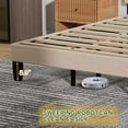 thumbnail image 6 of Jarenie Full Size Bed Frame with Fabric Upholstered Platform Bed and Wooden Slats Support, Adjustable Height Headboard/No Box Spring Needed/Easy Assembly/Mattress Foundation, 6 of 8
