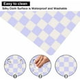 thumbnail image 3 of Pastel Purple Checkered Mouse Pad Cute Boho Design for Home Office, AntiSlip Rubber Base, Pink Pattern Aesthetic, Ideal for Laptops & Computers, 9.5x7.9 Inch, Adds a Pop of Color, 3 of 6
