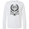 thumbnail image 3 of Inktastic Born in 1970 Limited Edition Long Sleeve T-Shirt, 3 of 5