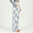 thumbnail image 7 of Mifsaly Women's Plaid Pajama Pants Elastic Waist Flannel Pant Lounge Pj Bottoms Classic Winter Sleeping Warm Clothing with Pockets, 7 of 7