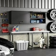 Metal Wall Storage Adjustable Shelf 22'' Tall Steel Garage
