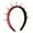 Red, variant on FENOHREFE Punk Headband With Rivets Headpieces Party Headwear Hairpieces Vintage Hair Accessory For Women