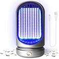 thumbnail image 1 of Lámpara para matar mosquitos, Mata mosquitos UV para exteriores, Mata moscas eléctrico de 5 W, Mata moscas eléctrico para matar mosquitos, 3000 V, Trampa para moscas para matar mosquitos en interiores BRILLAR Rojo Verde, 1 of 5