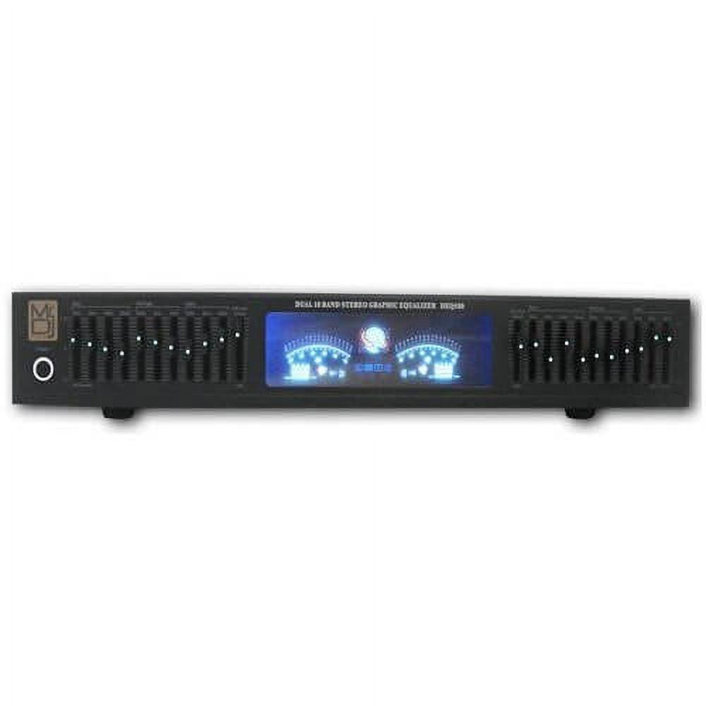 Technical Pro Audio Dual 10 Band Equalizer with Bass Technical Pro Audio Dual 10 Band Equalizer with Bass