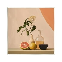 Stupell Industries Modern Citrus Still Life Botanical & Floral Painting Unframed Art Print Wall Art, 12 x 12