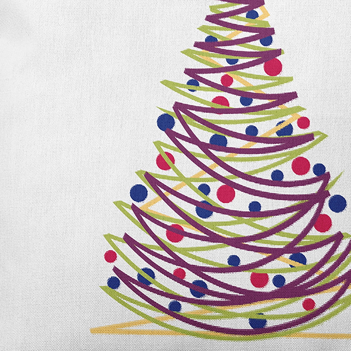 Simply Daisy 16" x 16" Oh Christmas Tree Geometric Print Pillow