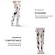thumbnail image 3 of 1 Pair Cow Pattern Breathable Stockings Knee High Socks Nylon Stockings, 3 of 3