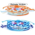 thumbnail image 2 of Pulsera tobillera para mujer, tobillera impermeable, pulsera de cuerda para niñas, pulsera de amistad ajustable, 2 of 5