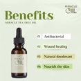 thumbnail image 2 of Aceite Milagroso para el Cuerpo Terrenal, 30 ml - Paquete de 3 - Aceite de árbol de té 100 % natural, aceite de semilla de cáñamo y vitamina E - Hidratante, calma la irritación de la piel, ayuda a sua, 2 of 5
