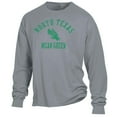 thumbnail image 2 of Men's ComfortWash Gray North Texas Mean Green Garment Dyed Long Sleeve T-Shirt, 2 of 3