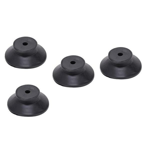 4Pc Air Compressor Black Rubber Pad Replacement Foot Pads M6 Vibration Isolator