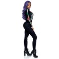thumbnail image 3 of Leg Avenue Floral Skeleton Catsuit Women's Halloween Fancy-Dress Costume for Adult, Multicolor, L, 3 of 5