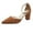 Brown, variant on Xunlbb Clearance, Women's Summer Casual Pointed-toe Sandals Middle Heel Chunky Heel Metal Buckle Sandals