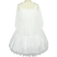 thumbnail image 2 of Robe de Fille Fleur Ceinture de Perles Concours Mariage Fête 12 Ans, 2 of 7