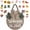 Brown-a, variant on Welcome Sign for Front Door Wreath Decorations for All Seasons Front Porch Decor Hanging Gift for Farmhuose Home Outdoor Indoor (White A)