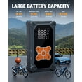 thumbnail image 3 of REHOTTOP 5000A Jump Starter with Air Compressor 160PSI, Battery Jumper Starter Portable for Car (10L Gas/8.0L Diesel), 12V Jump Starter Battery Pack with LCD Display & LED Light, 3 of 9