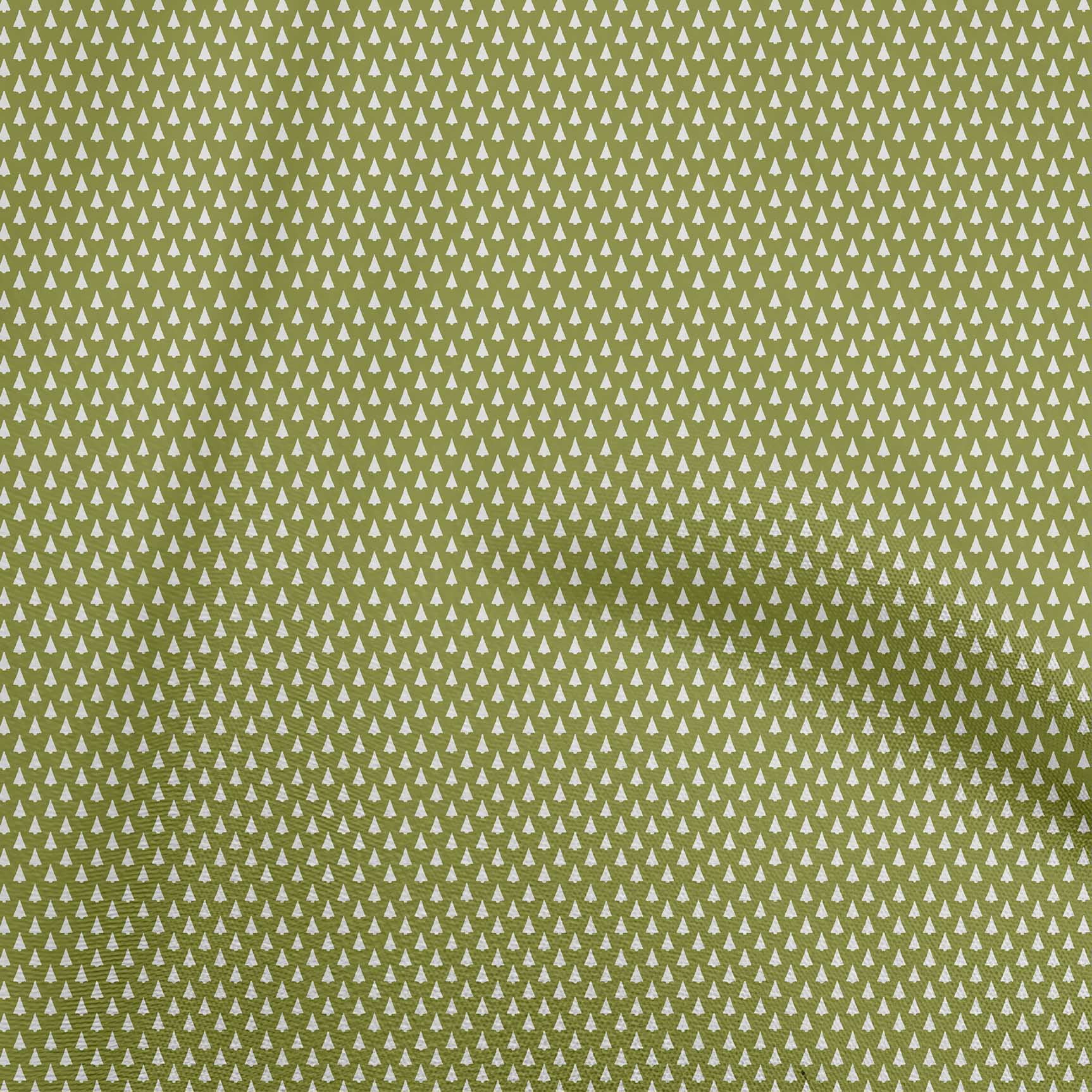 oneOone Cotton Jersey Olive Green Fabric Christmas Diy Clothing Quilting Fabric Print Fabric By Yard 58 Inch Wide