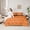 Orange, variant on Feelyou Gold Mandala Damask Twin Bedding Sets 7pcs, Rustic Butterfly Bedding Comforter Set