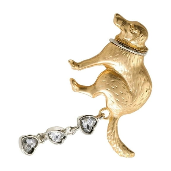 Stylish Adults' Dog Poop Brooch Sturdy Badge Pin Decoration For Parties