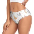 thumbnail image 2 of Fotbe Funny Chicken Calzones Estampados para Mujer – Ropa Interior de Algodón, Cómoda, Suave y Elástica-XX-Large, 2 of 6