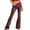Brown, variant on Women's Middle Waisted Bootcut Jeans - Stretch, Mom Style